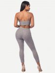 Marled Knit Cami Top with Leggings 4